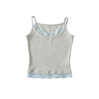 Lace Trim Spaghetti Strap Camisole