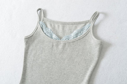Lace Trim Spaghetti Strap Camisole