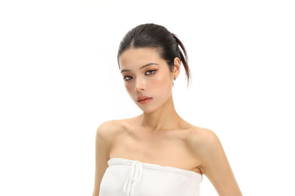 Drawstring Slim Fit Tube Top