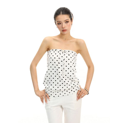 Drawstring Slim Fit Tube Top