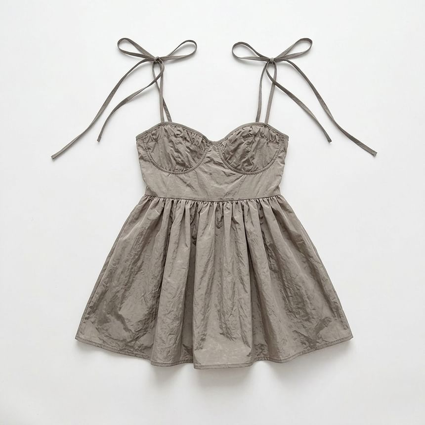 Plain Peplum Camisole Top