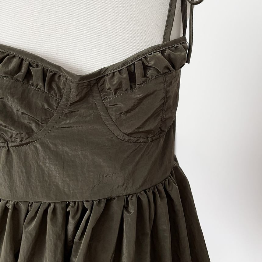 Plain Peplum Camisole Top
