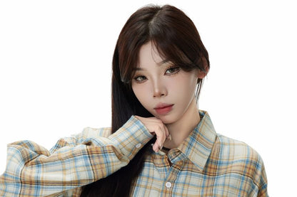 Oversized Plaid Shirt