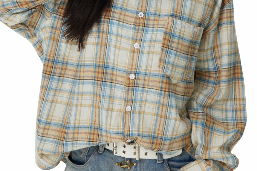 Oversized Plaid Shirt