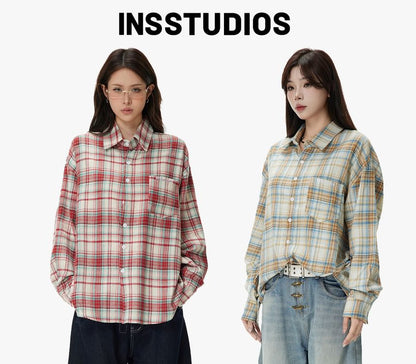 Oversized Plaid Shirt