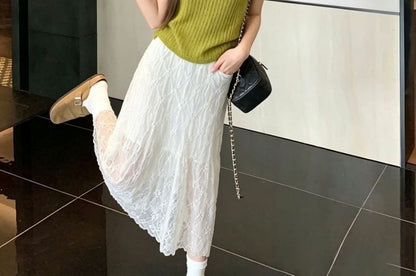 Collared Knit Tank Top
