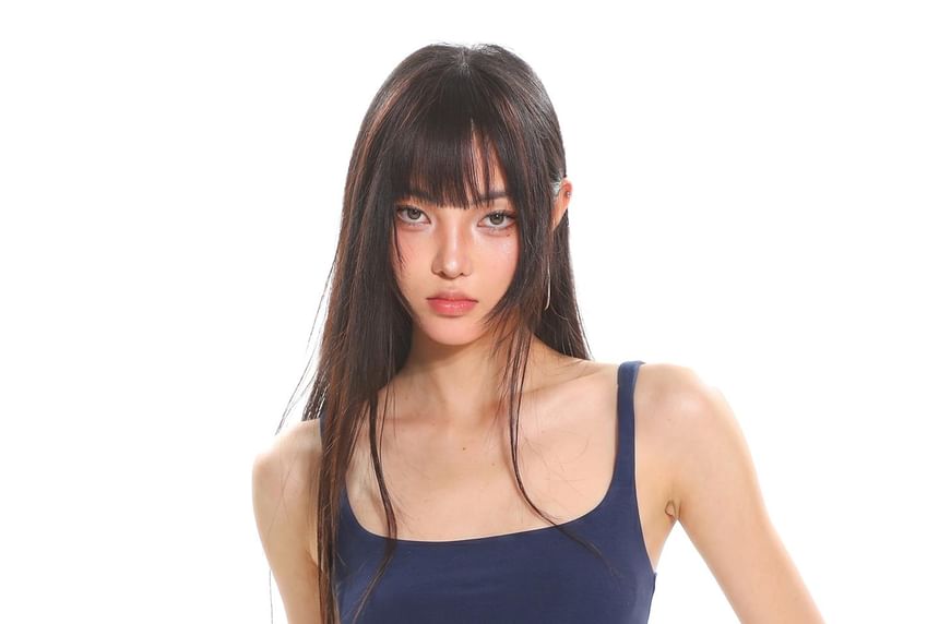 Scoop Neck Plain Camisole Top