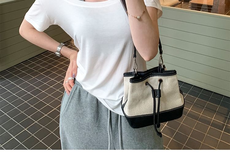 Asymmetrical Off-Shoulder Tee, Short Sleeves