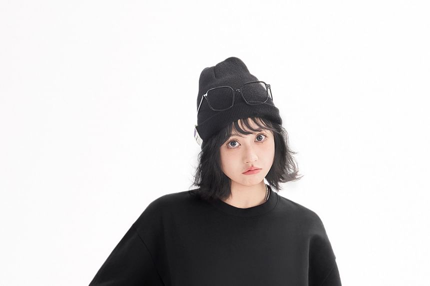 Oversized Crew Neck Tee, Short Sleeve