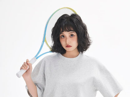 Oversized Crew Neck Tee, Short Sleeve