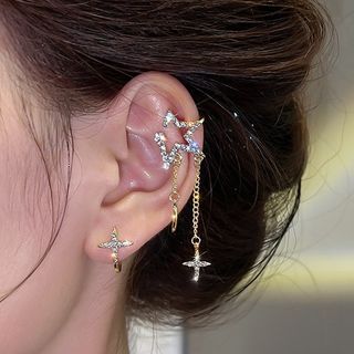 Star Alloy Cuff Earring