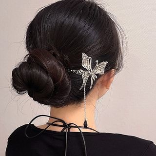 Stick Alloy Hair Butterfly