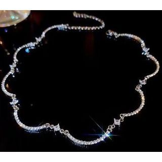 Choker Rhinestone Alloy