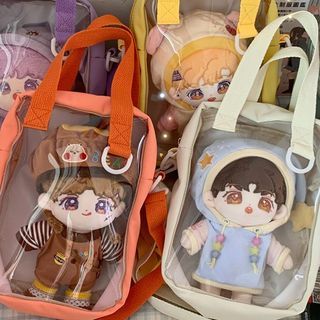 PVC Panel Crossbody Bag / Bag Charm / Set