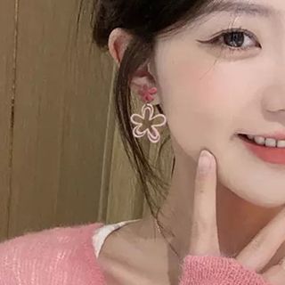 Floral Drop Earring / Clip-On Earring