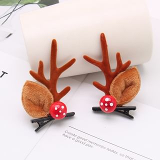 Christmas Flocking Hair Clip (Various Designs)