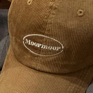 Lettering Corduroy Cap