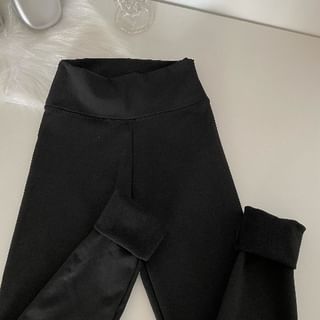 High Waist Plain Leggings