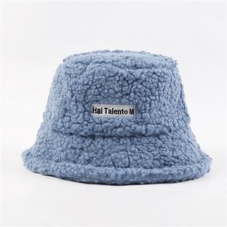 Bucket Lettering Fleece Hat