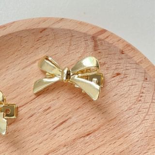 Bow Alloy Hair Clip