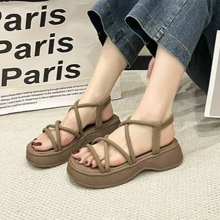 Strappy Platform Sandals