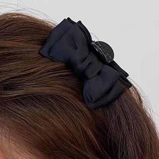 Bow Fabric Hair Clamp