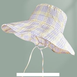Plaid Sun Hat