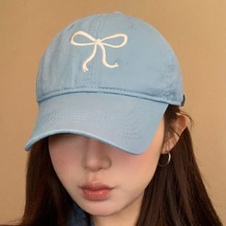 Baseball Bow Cap Embroidered