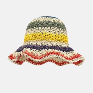 Rainbow Stripe Bucket Hat