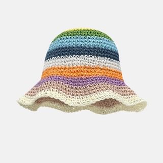 Rainbow Stripe Bucket Hat