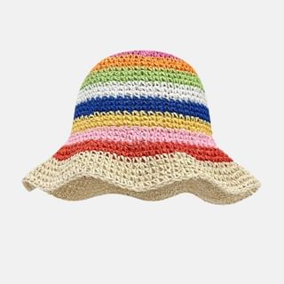 Rainbow Stripe Bucket Hat