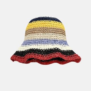 Rainbow Stripe Bucket Hat