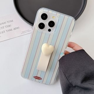 Phone Strap Finger Case Striped