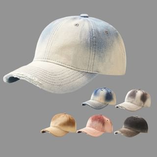 Denim Tie Cap Dye Baseball