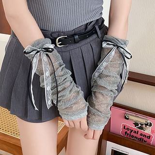 Ribbon Lace Arm Sleeves