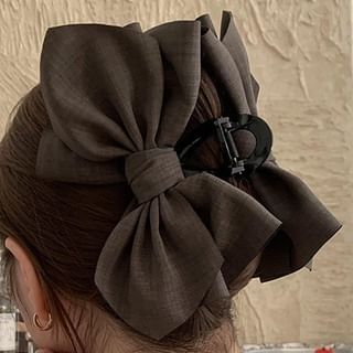 Bow Fabric Hair Claw