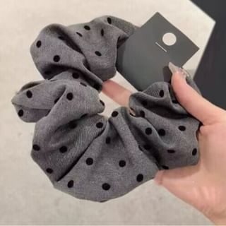 Bow Print Scrunchie / Dotted Scrunchie