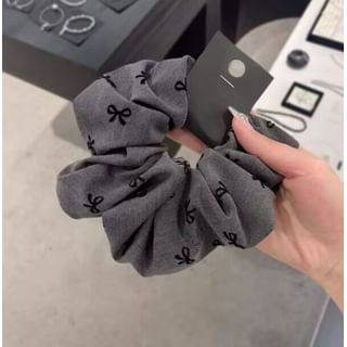 Bow Print Scrunchie / Dotted Scrunchie