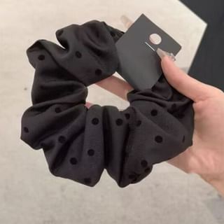 Bow Print Scrunchie / Dotted Scrunchie