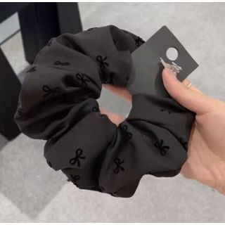 Bow Print Scrunchie / Dotted Scrunchie