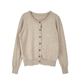 Round-Neck Light Cardigan