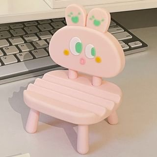 Cartoon Plastic Chair Desktop Phone Stand (Various Designs)