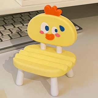 Cartoon Plastic Chair Desktop Phone Stand (Various Designs)