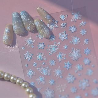 Snowflake Nail Art Stickers