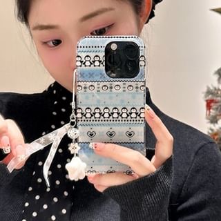Set / Penguin Charm Phone Case