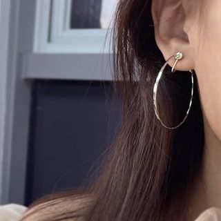 Open Hoop Earring / Clip On Earring