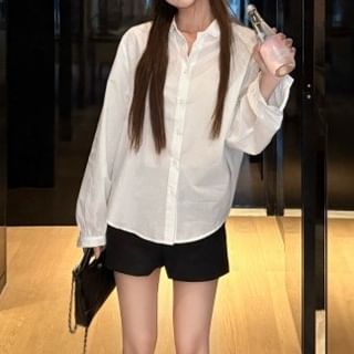 Lace-Trimmed Sleeved Blouse or Trench Coat