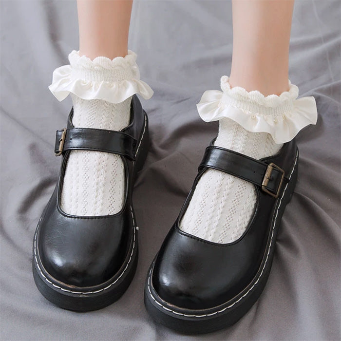 Lolita Soft Ruffle Socks