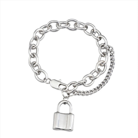 Bracelet pendentif cadenas