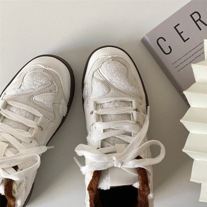 Casual White Soft Sneakers